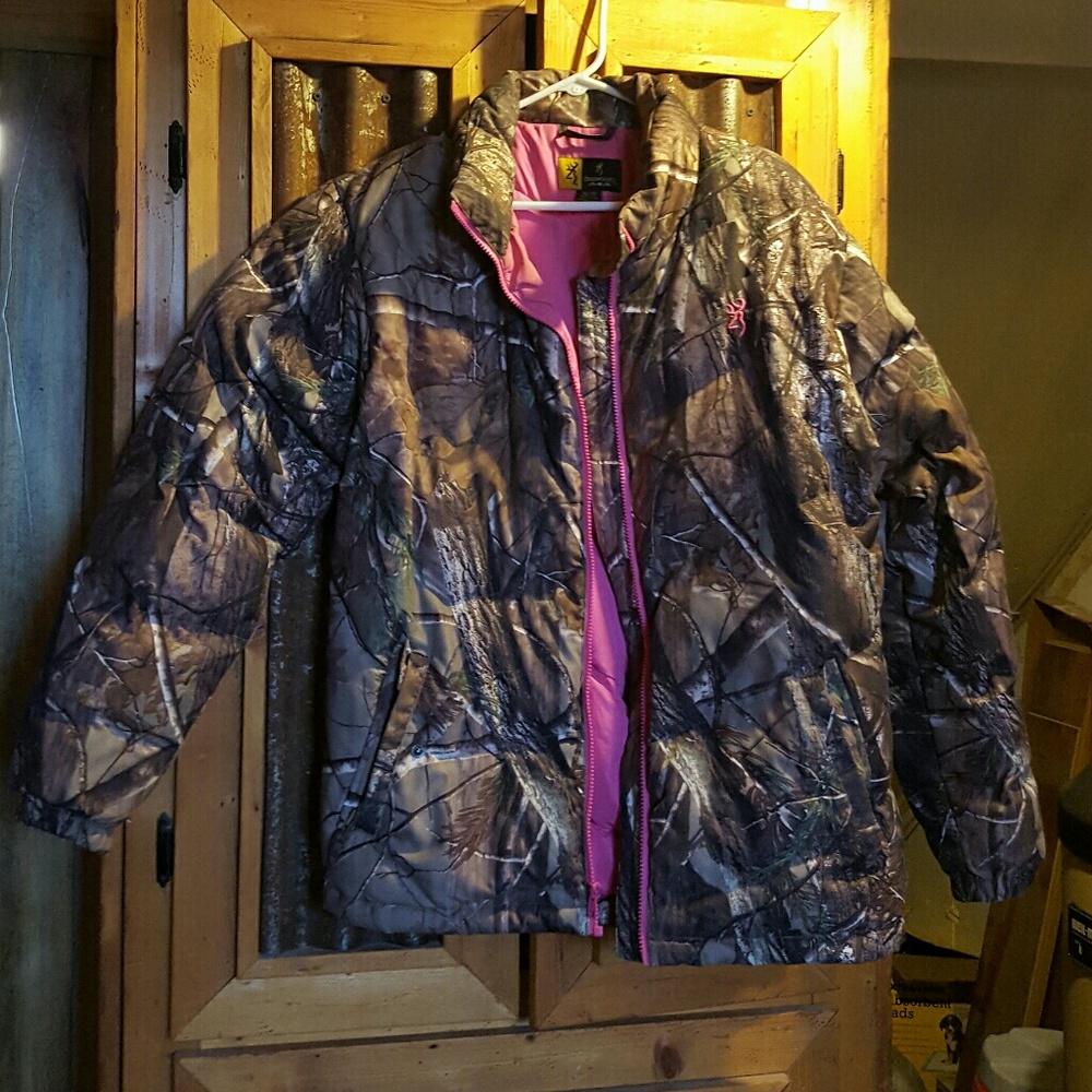 Browning camo down winter coat